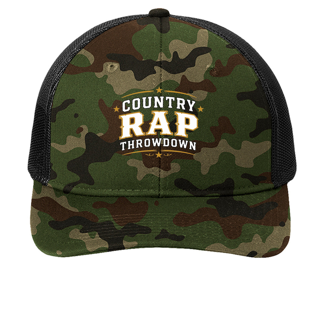 Woodland Camo/ Black - C402 - FRONT